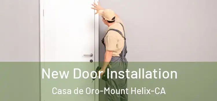  New Door Installation Casa de Oro-Mount Helix-CA